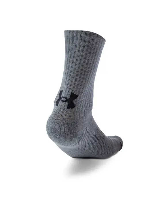 UA- CORE COTTON CREW- 3PK image number 2