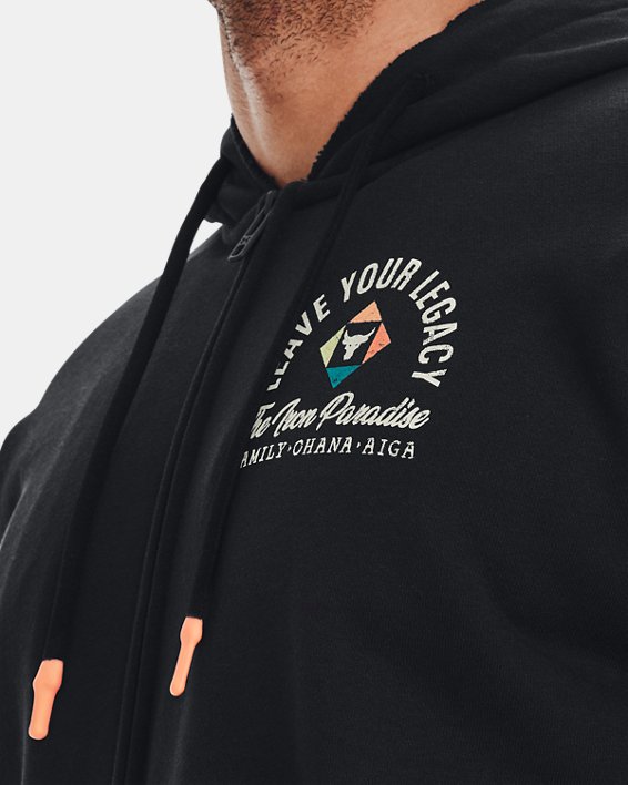 Buzo Project Rock Heavyweight Terry Full-Zip para Hombre image number 3