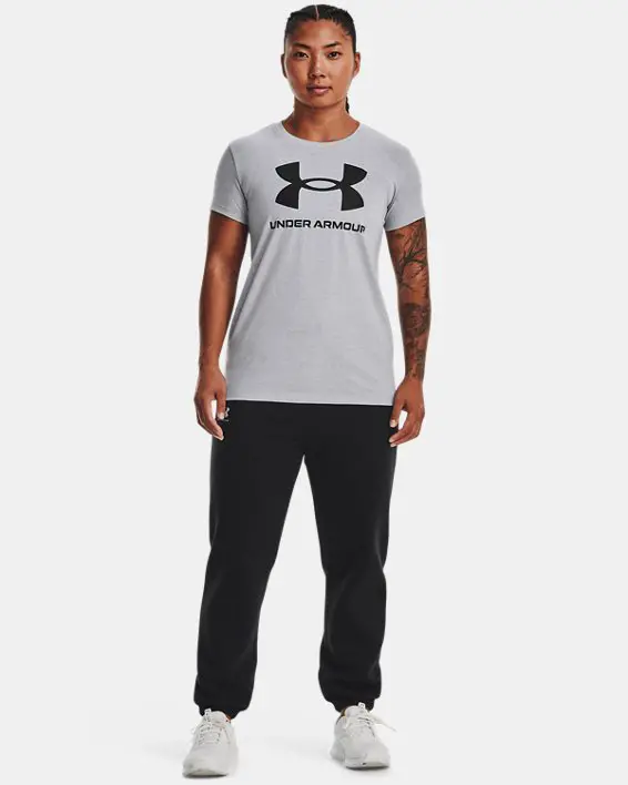UA W SPORTSTYLE LOGO SS image number 2