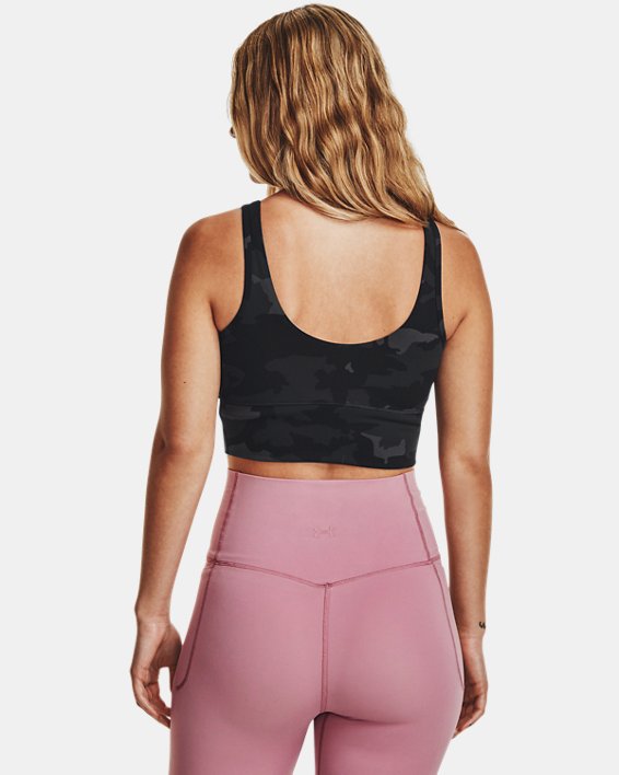  Top de entrenamiento UA Meridian Fitted Printed Crop para mujer image number 1