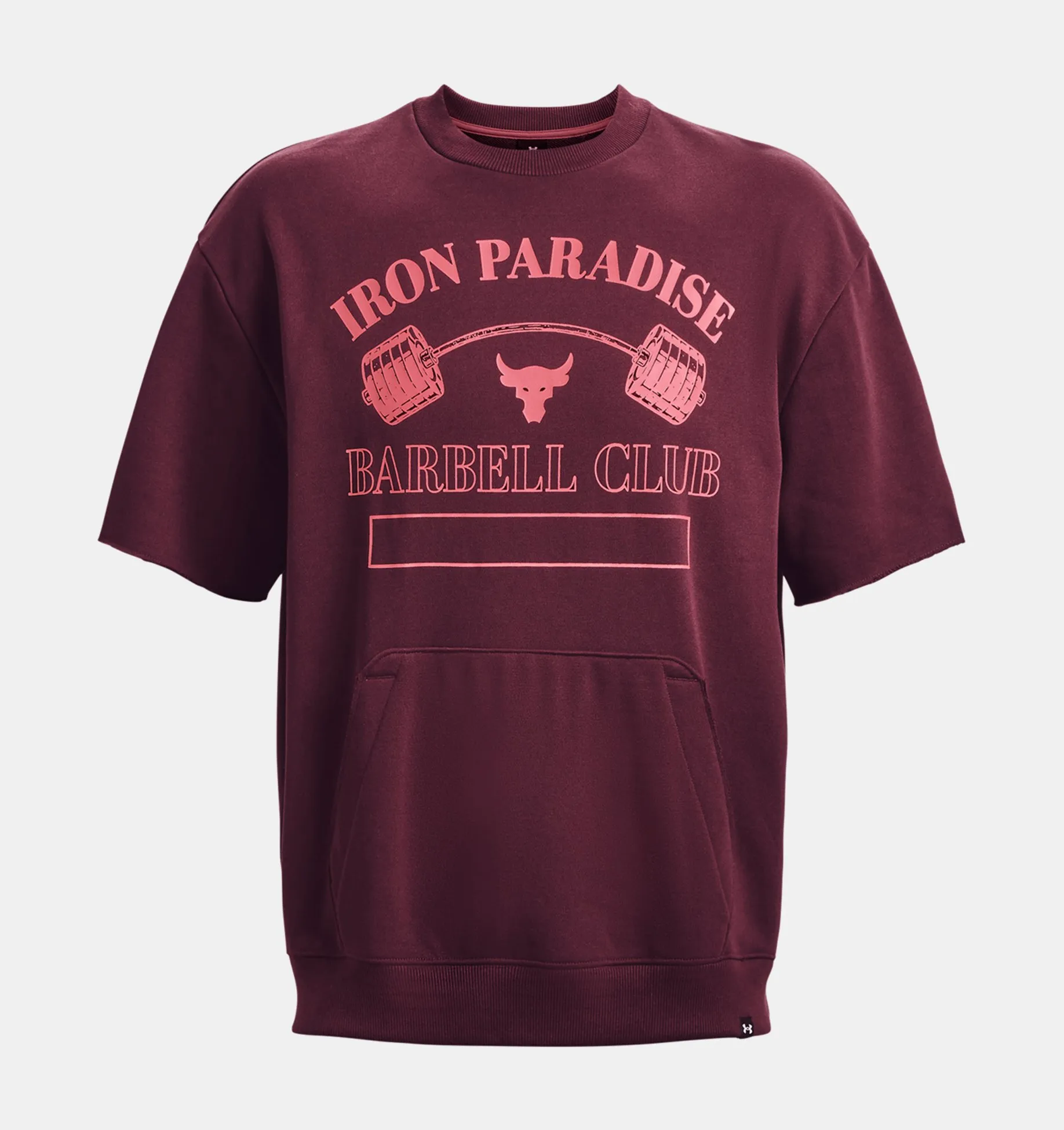 Buzo manga corta Project Rock Iron Paradise Heavyweight Terry Crew para Hombre image number 7