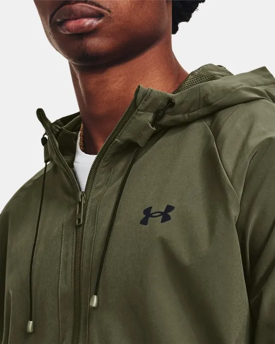 UA Stretch Woven Windbreaker image number 3