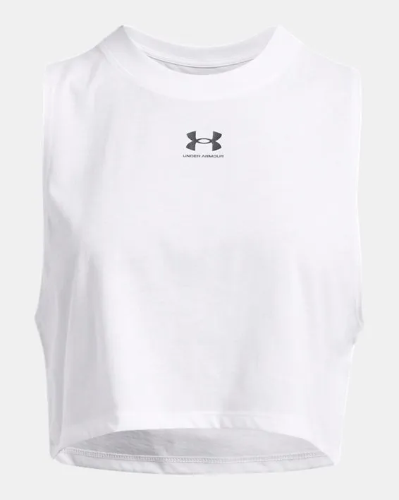 UA W CROPPED LG TANK ARG image number 2