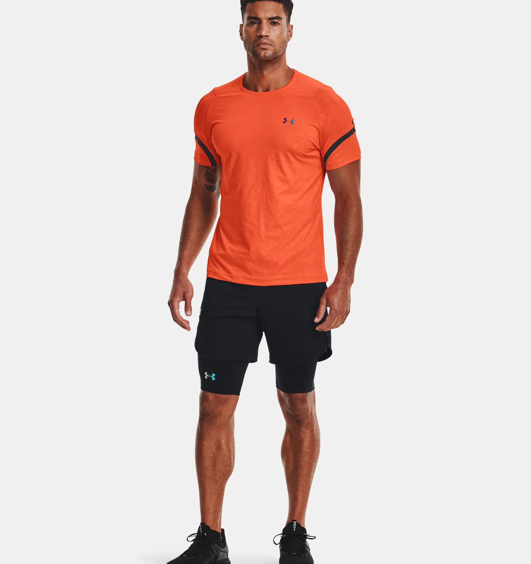 Remera manga corta UA RUSH™ 2.0 Emboss para hombre image number 3