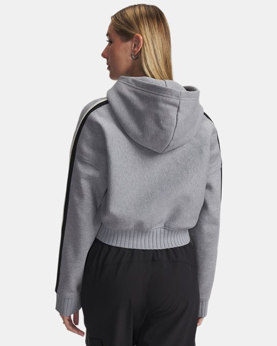 Buzo Crop con Capucha Icon Heavyweight Fleece Full-Zip para Mujer image number 1