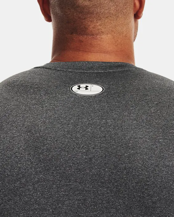 Remera de Compresion UA HG Armour Comp para hombre image number 3