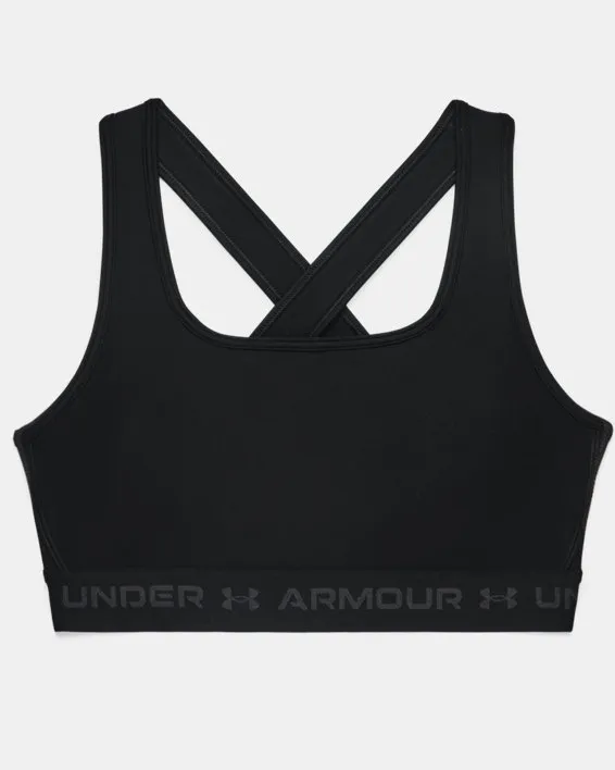 UA Crossback Mid Bra image number 5
