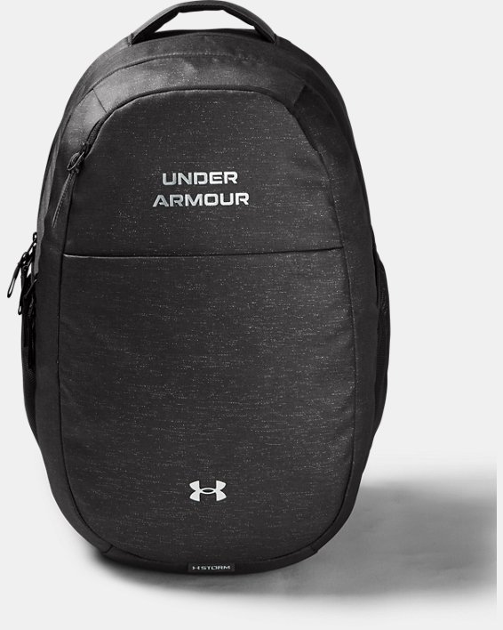 UA Hustle Signature Backpack-GRY