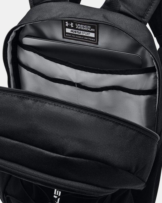 UA Hustle Sport Backpack-BLK image number 4