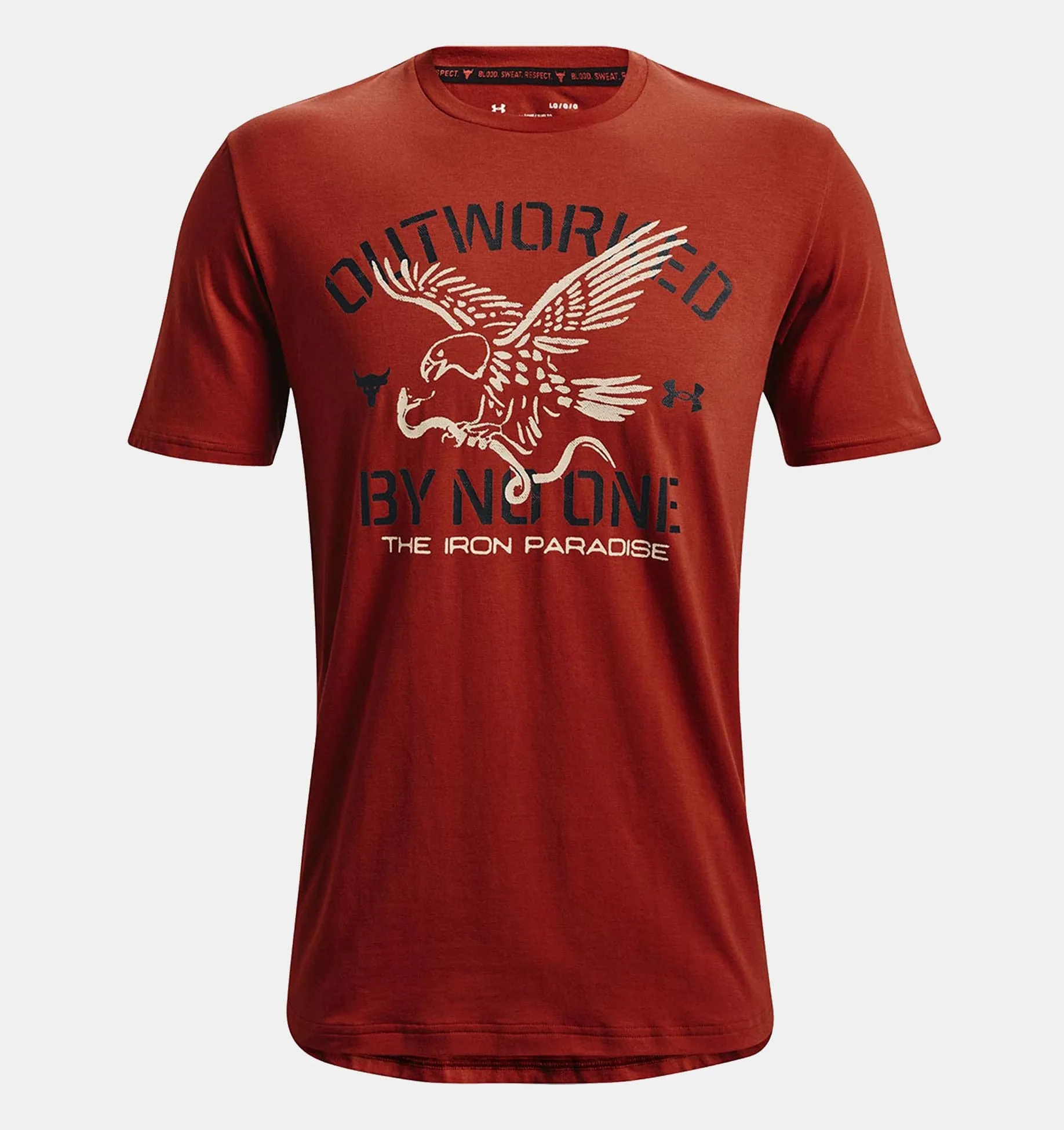 Remera UA Project Rock Outworked para hombre image number 4