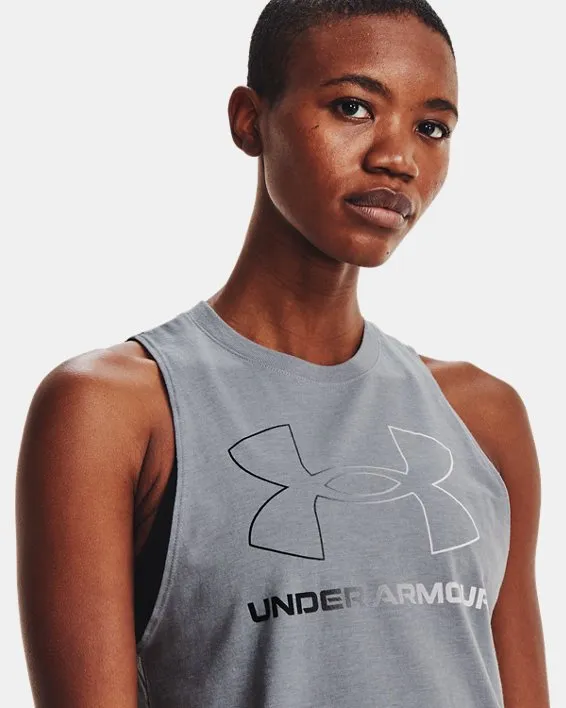 UA W LIVE SPORTSTYLE TANK image number 3