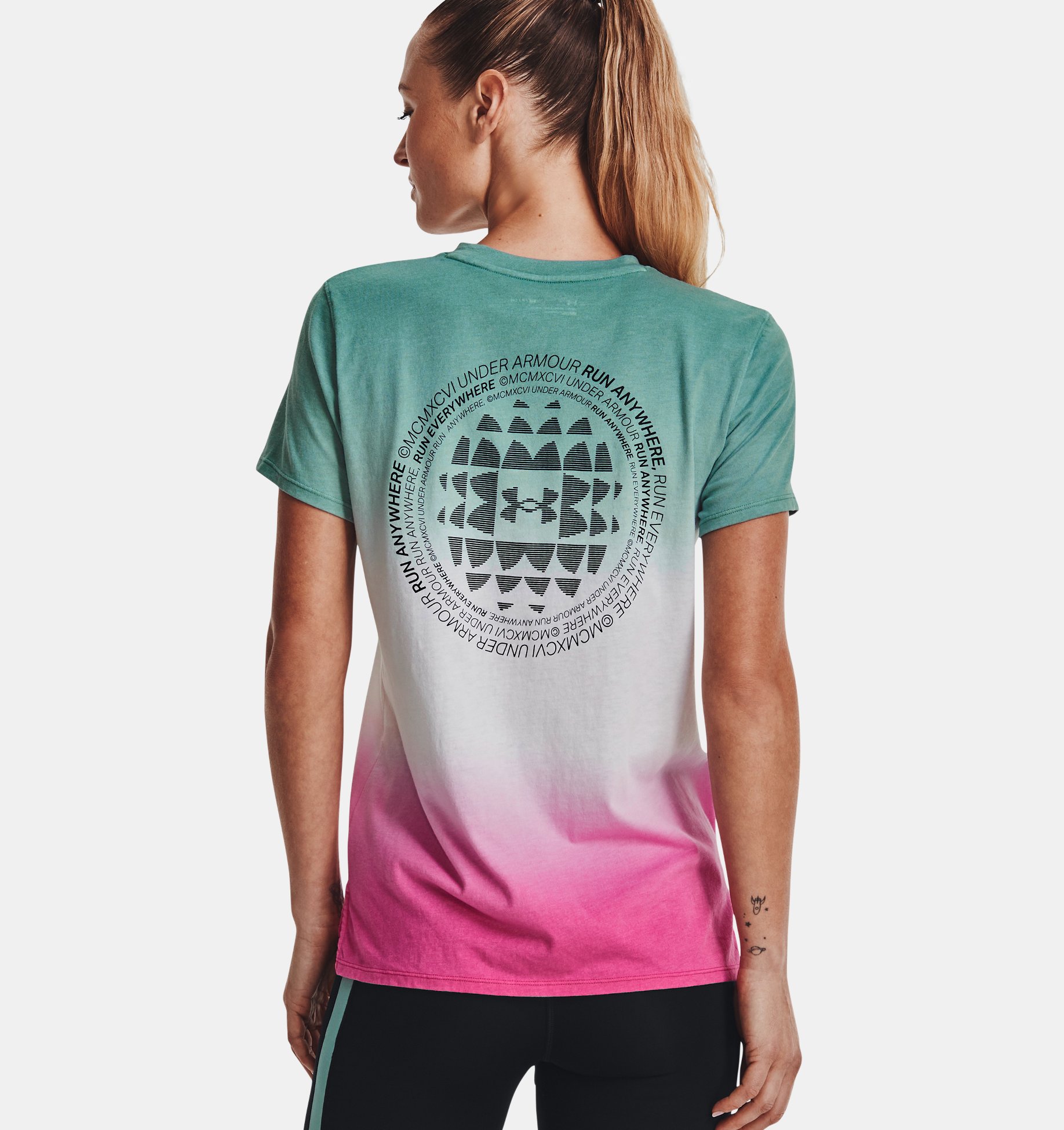 Remera manga corta UA Run Anywhere Short Sleeve para mujer image number 1