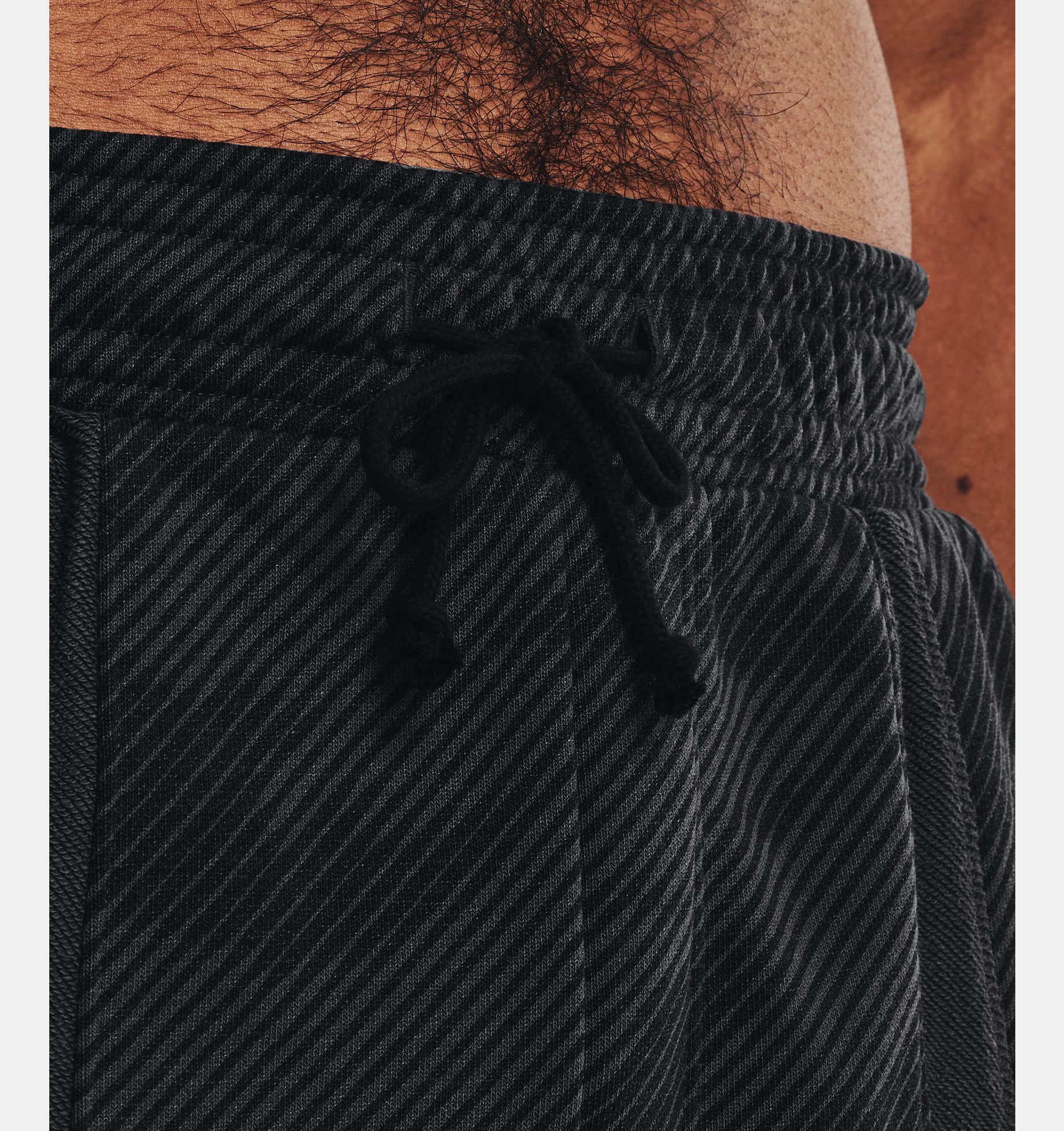 UA Pjt Rk Q2 Hvywt Terry Sts-BLK image number 3