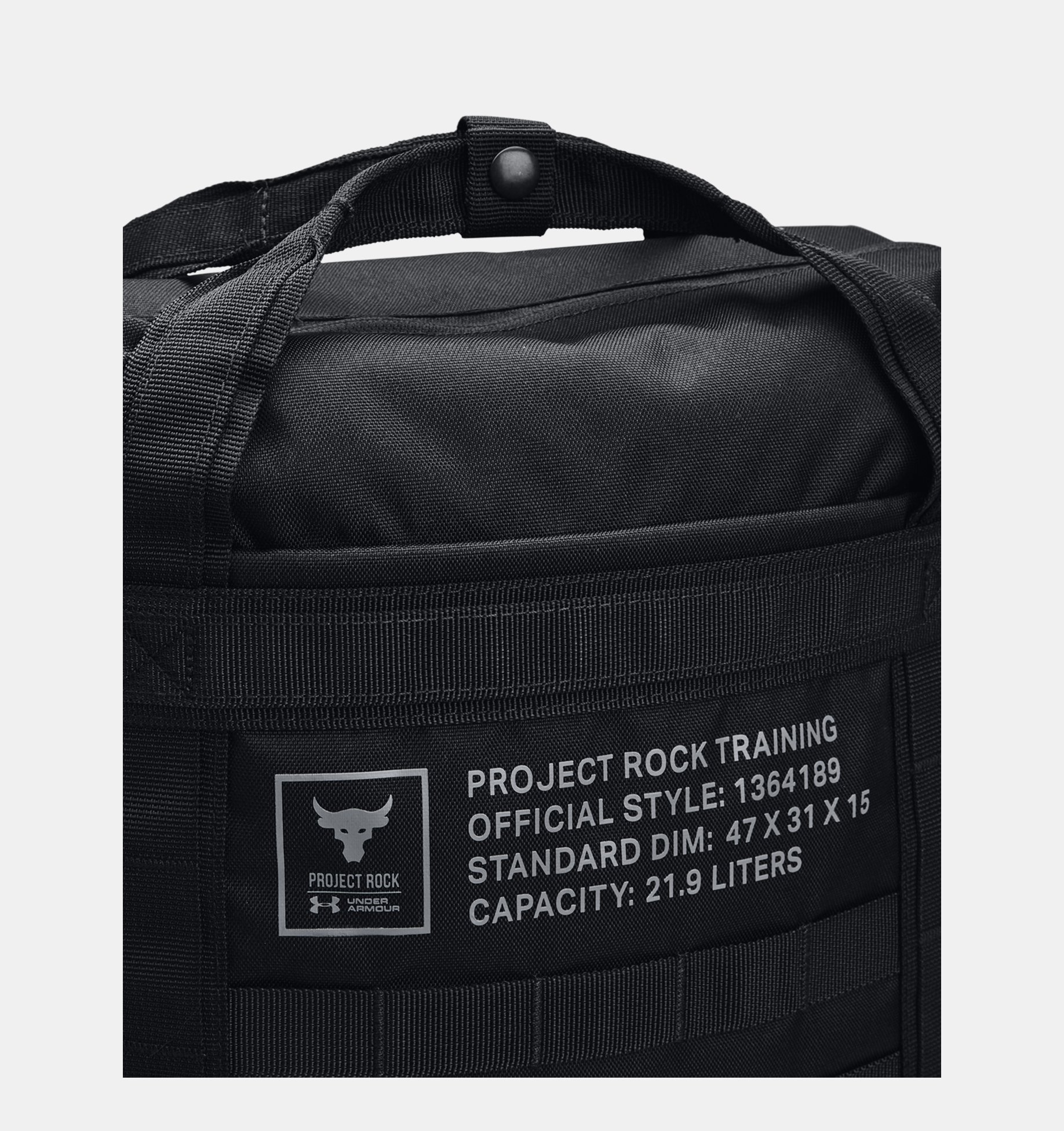 UA Project Rock Box DF BP-BLK image number 2