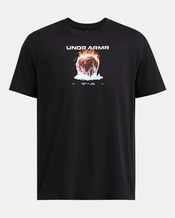 Remera de Basketball Fire Ice Heavyweight para Hombre image number 2