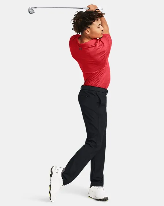 Chomba de Golf Playoff 3.0 Coral Jacquard para Hombre image number 2