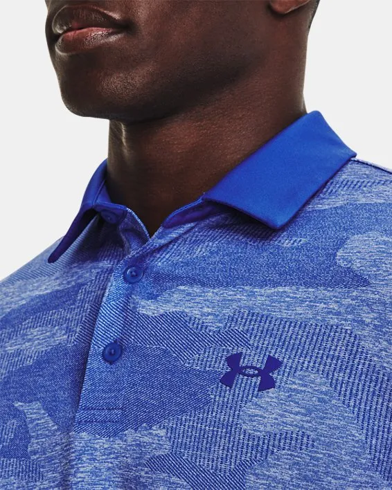 Chomba de Golf UA Playoff Camo Jacquard para Hombre image number 3
