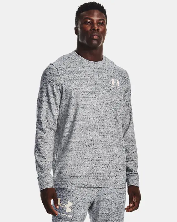 UA M Rival Terry LC Crew