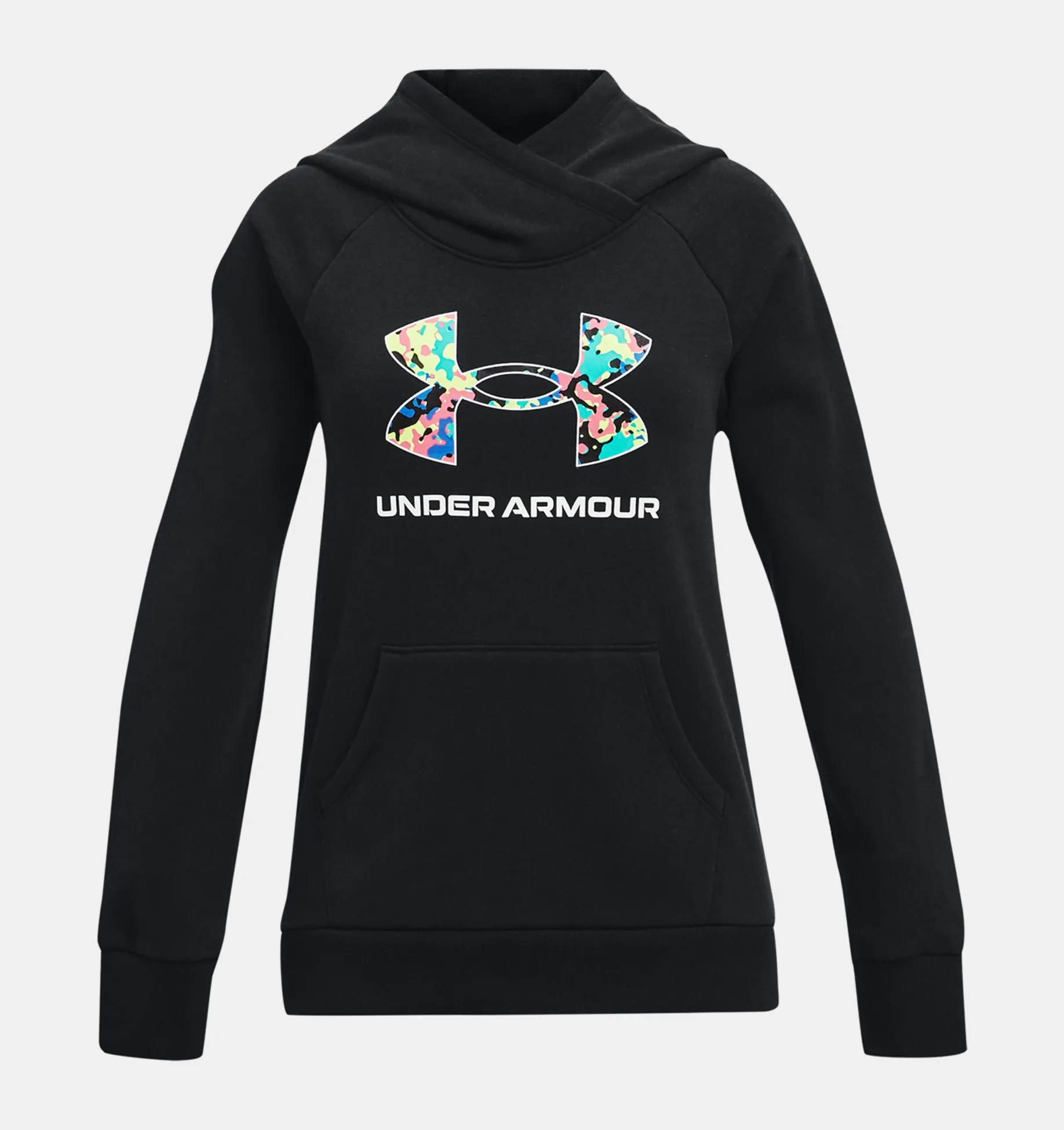 Buzo con capucha UA Rival Fleece Core Logo Hoodie para nena image number 0