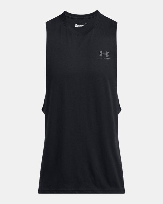 UA LEFT CHEST CUT OFF TANK image number 3