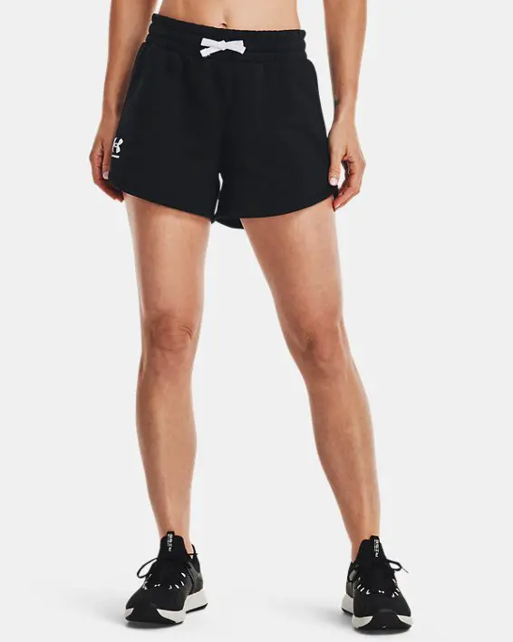 Short UA Rival Fleece para mujer