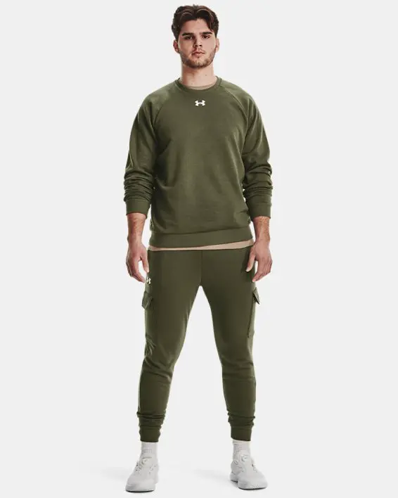 UA M Rival Fleece Crew image number 2