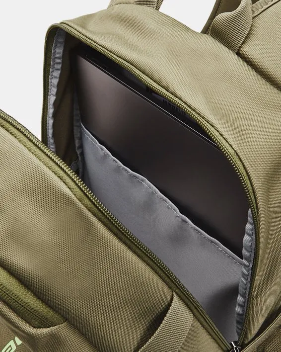 UA Hustle Lite Backpack-GRN,OSFA image number 3