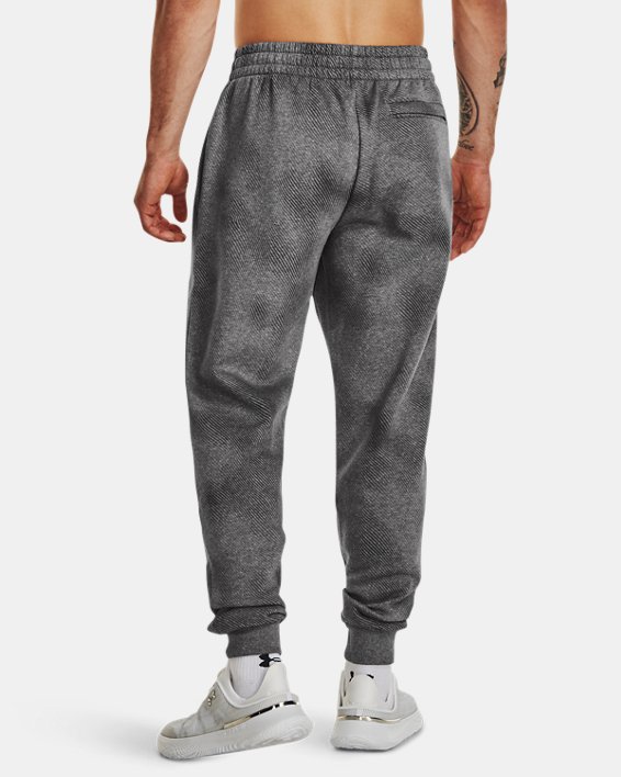 Pantalón estampado UA Rival Fleece para hombre image number 1