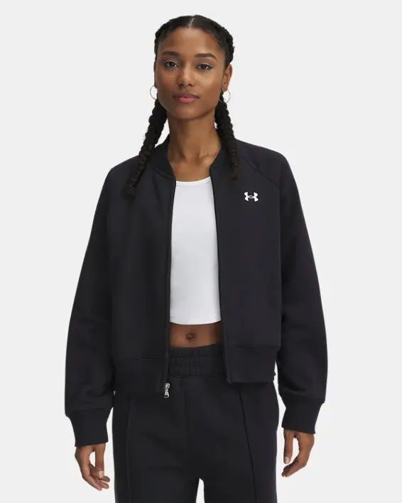 Campera Bomber Rival Fleece para Mujer