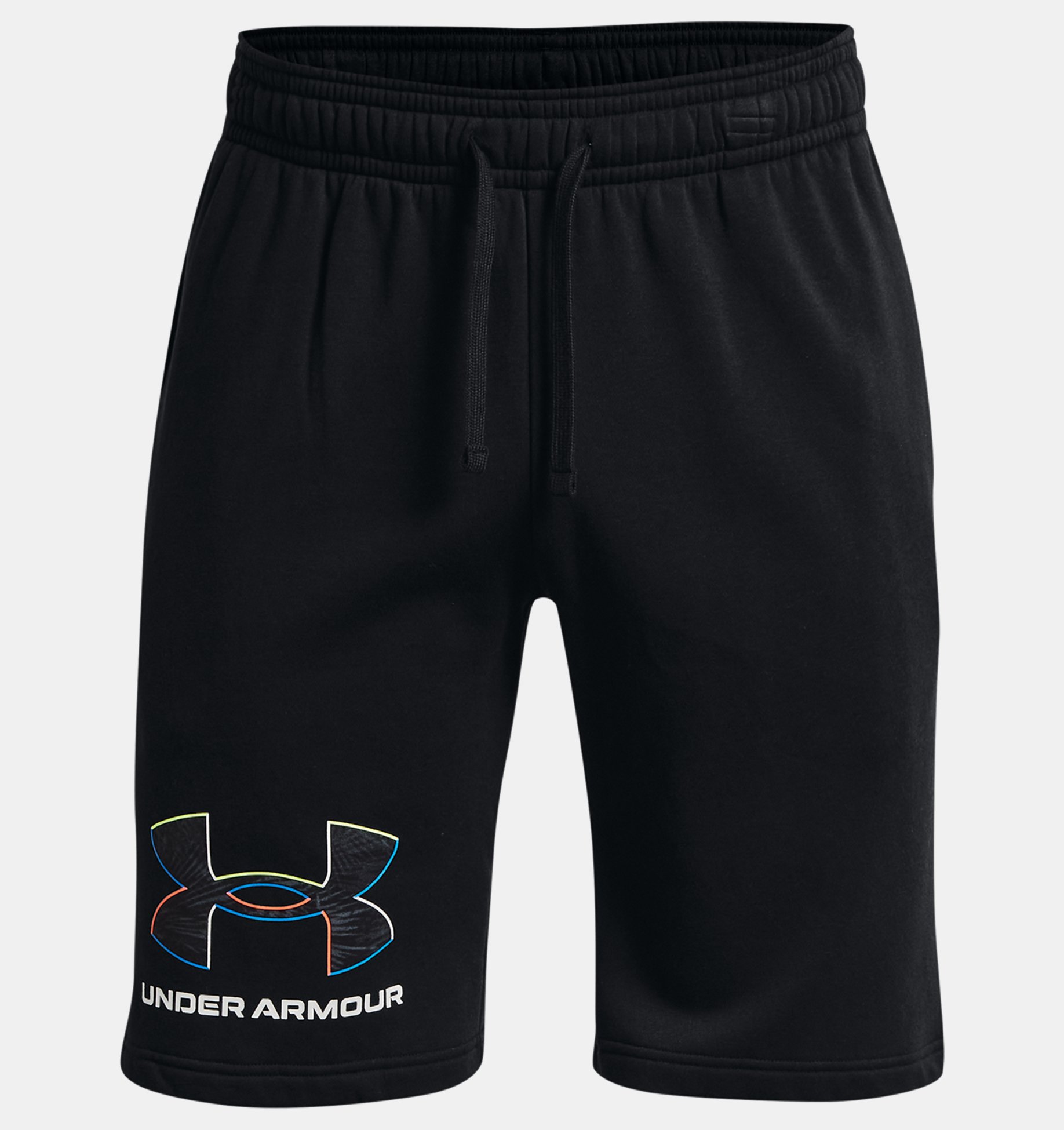 Pantalón corto UA Rival Fleece Graphic para Hombre image number 4