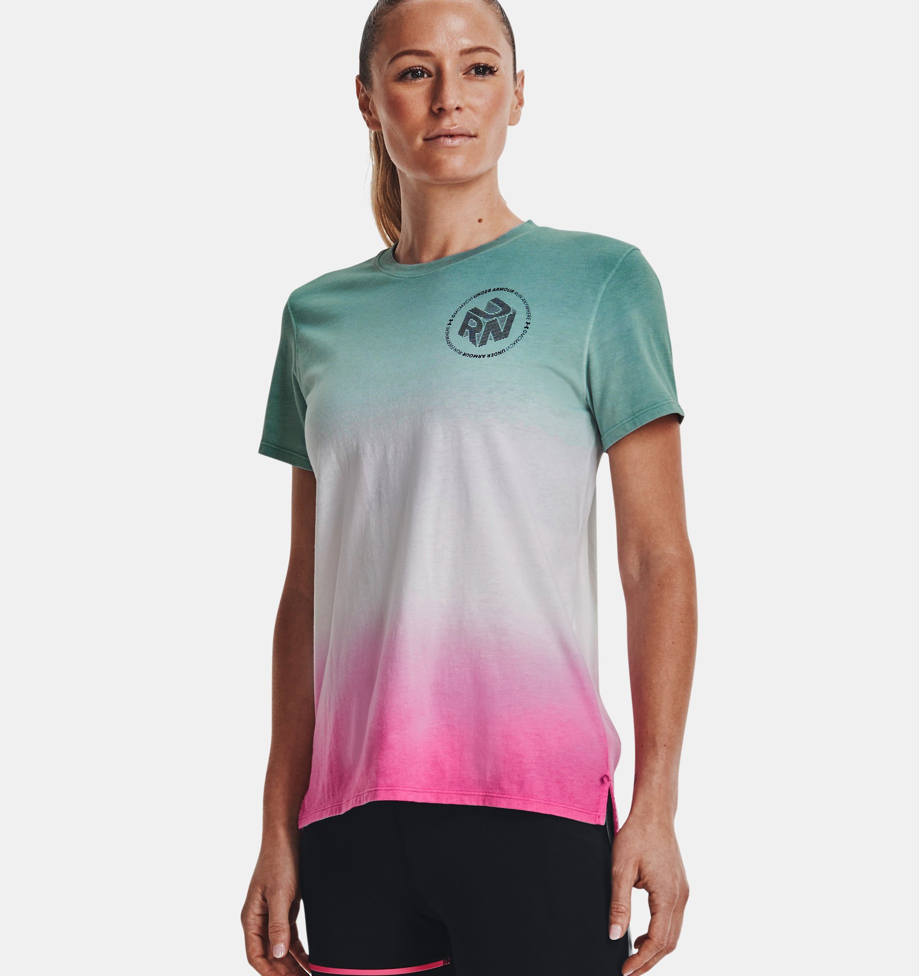 Remera manga corta UA Run Anywhere Short Sleeve para mujer image number 4