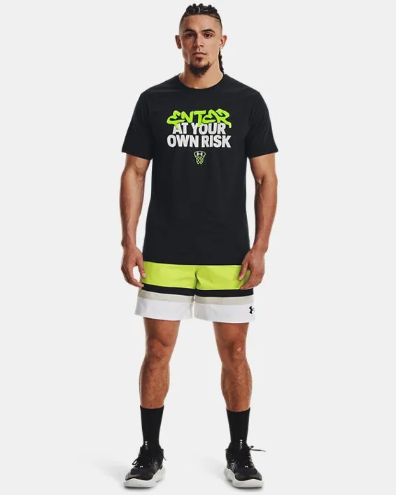 Remera de Basketball UA ENTER AT YOUR OWN RISK para hombre image number 2
