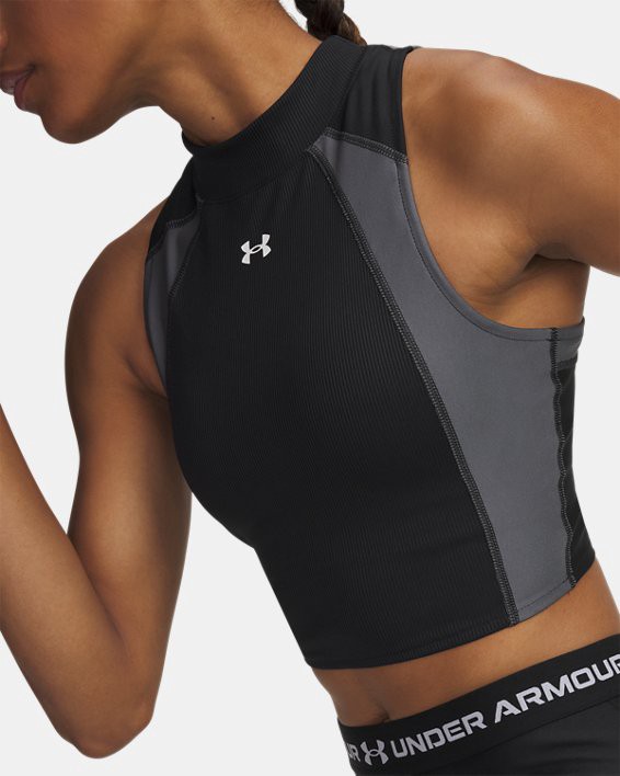 Musculosa de Entrenamiento HeatGear® Rib para Mujer image number 2