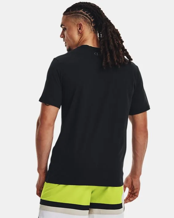 Remera de Basketball UA ENTER AT YOUR OWN RISK para hombre image number 1