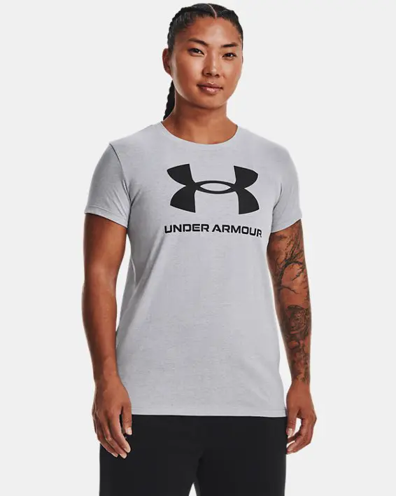 UA W SPORTSTYLE LOGO SS
