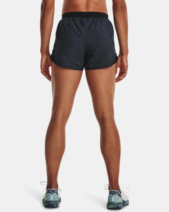 UA Fly By 2.0 Printed Short-BLK image number 1