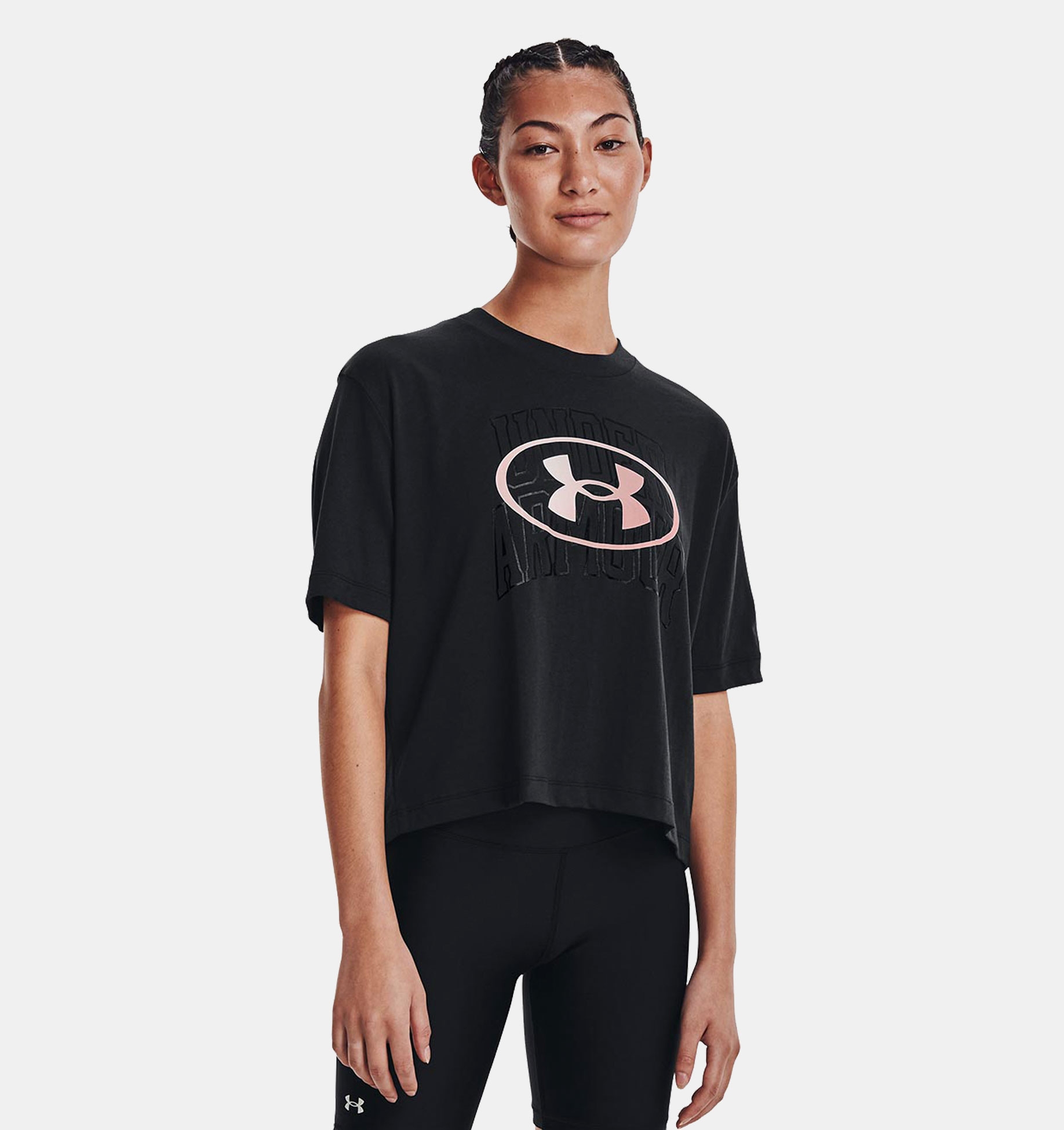Remera manga corta UA Live Novelty para Mujer image number 0