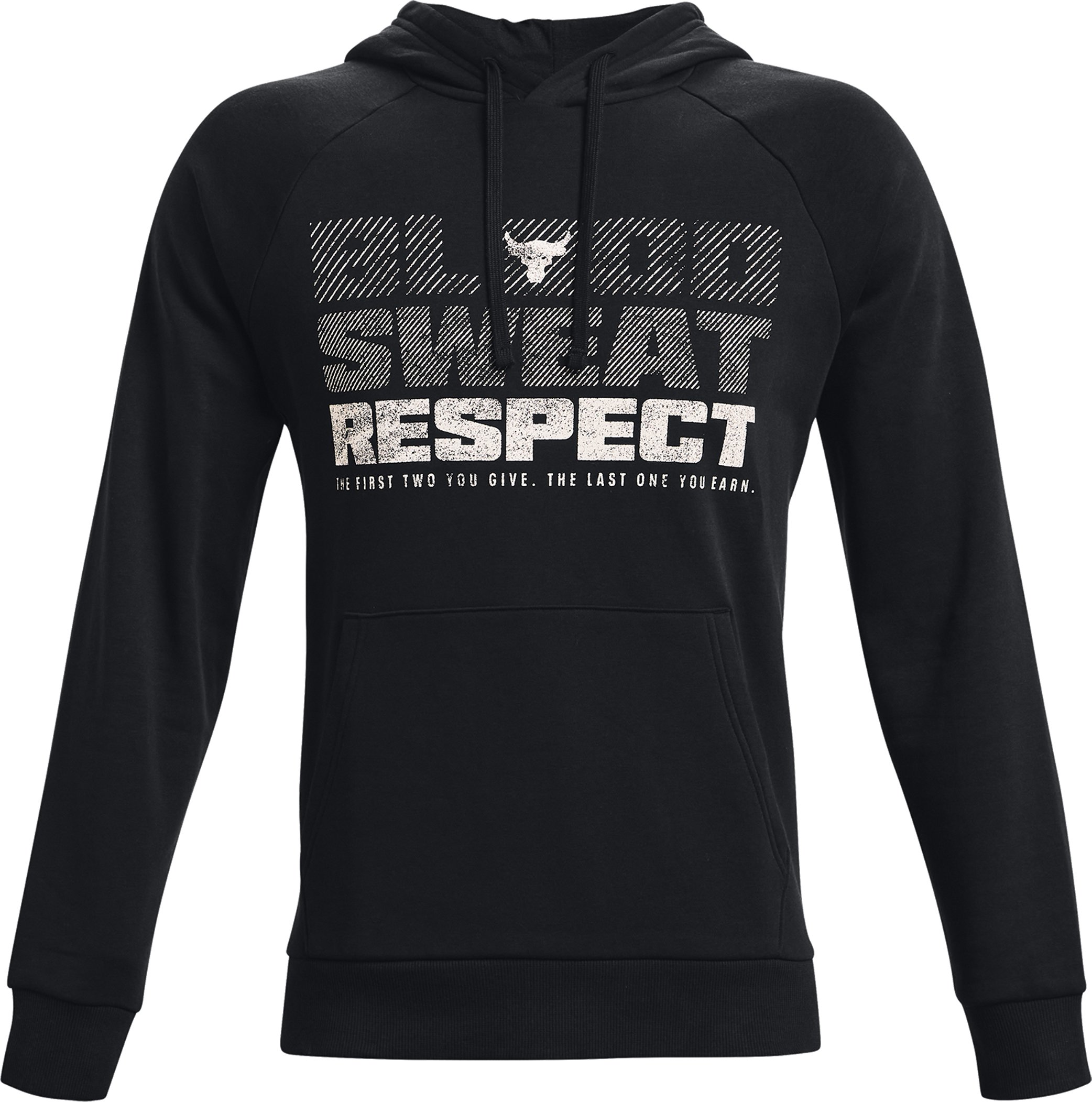 Buzo de entrenamiento UA Project Rock Rival Fleece para hombre image number 6