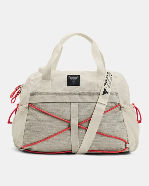 UA Project Rock Gym Bag SM-WHT image number 0