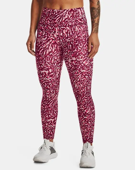 Leggings HeatGear® Armour No-Slip Waistband Printed Ankle para mujer image number 2