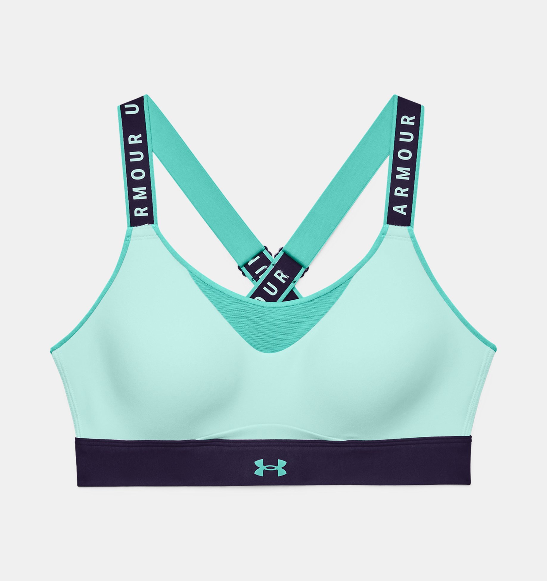 Bra deportivo UA Infinity High Blocked para mujer image number 8