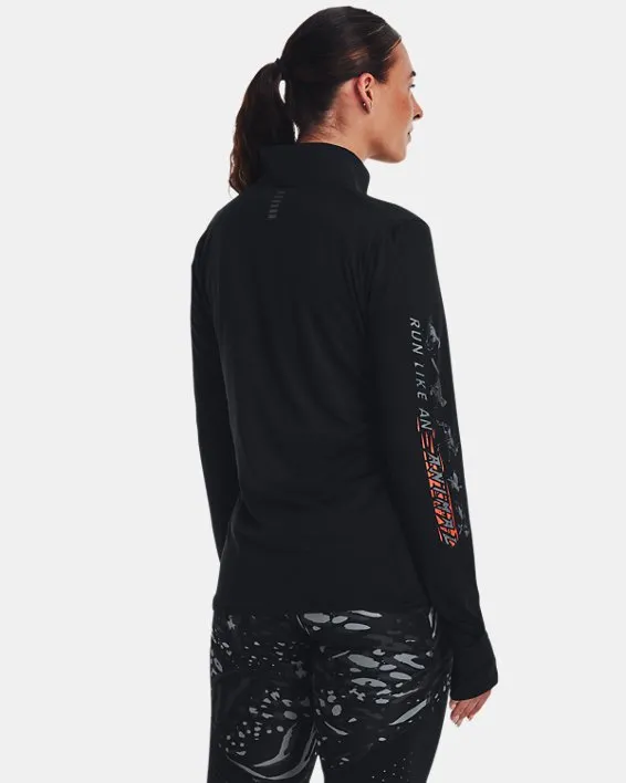 Remera manga larga de running UA Run like Animal para mujer image number 1