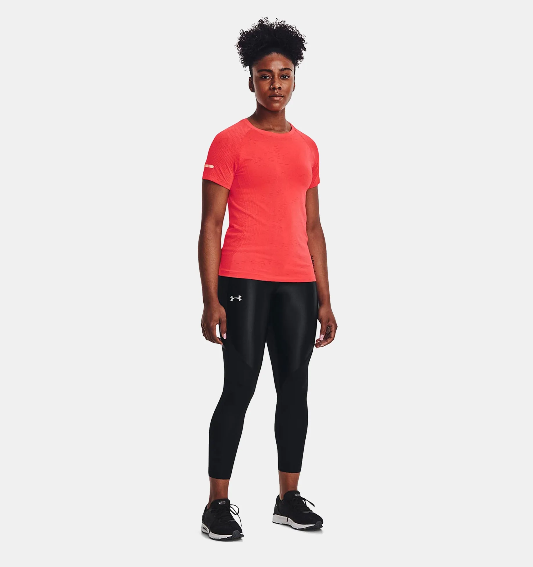 Remera UA Seamless Run para mujer image number 2