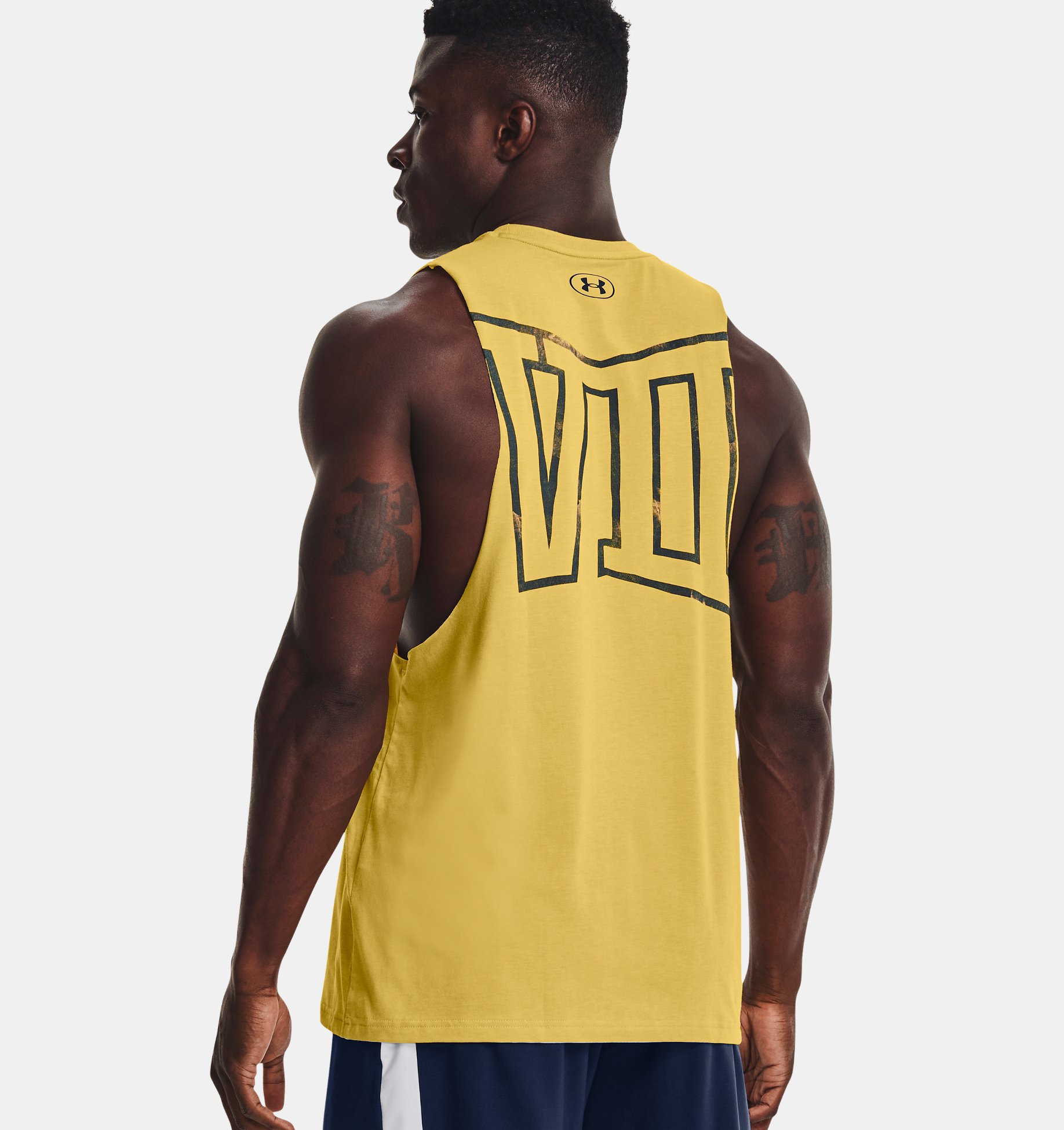Musculosa UA Project Rock Earn Greatness para hombre image number 1