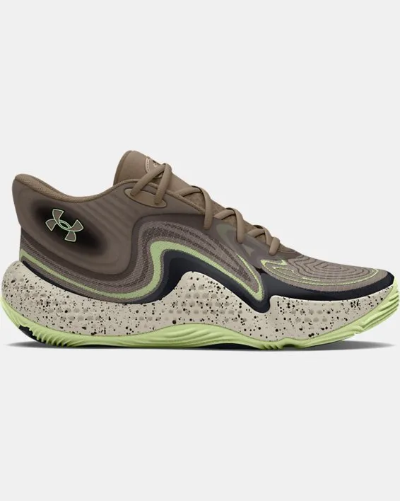 Zapatillas de Basketball UA Spawn 6 Mid Camo unisex