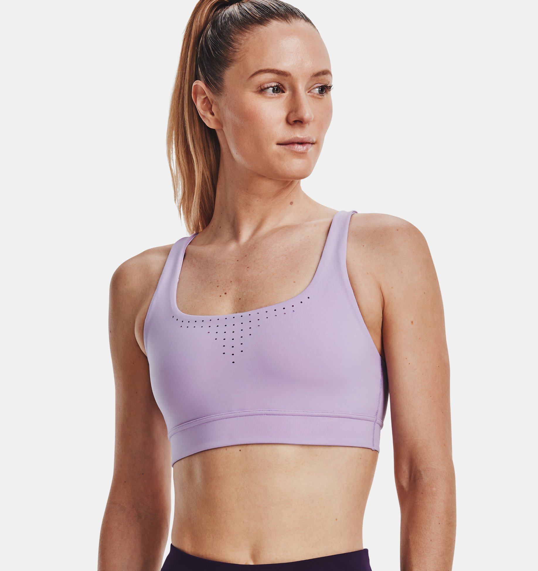 Bra deportivo UA Rush Mid para mujer image number 0