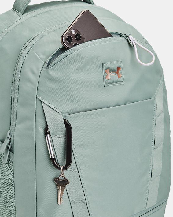 UA Hustle Signature Backpack-GRN image number 3