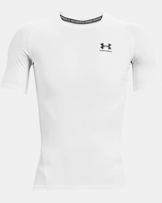 UA HG Armour Comp SS-WHT image number 3