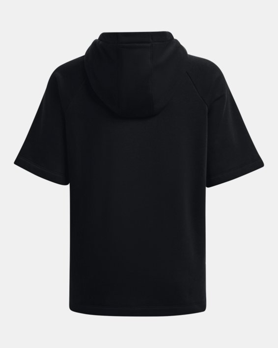 Hoodie manga corta UA Rival Fleece para mujer image number 5