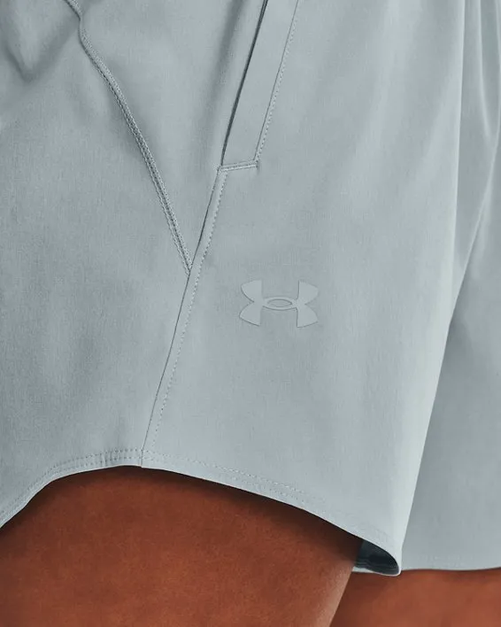 Short UA Flex Woven 5" para Mujer image number 3